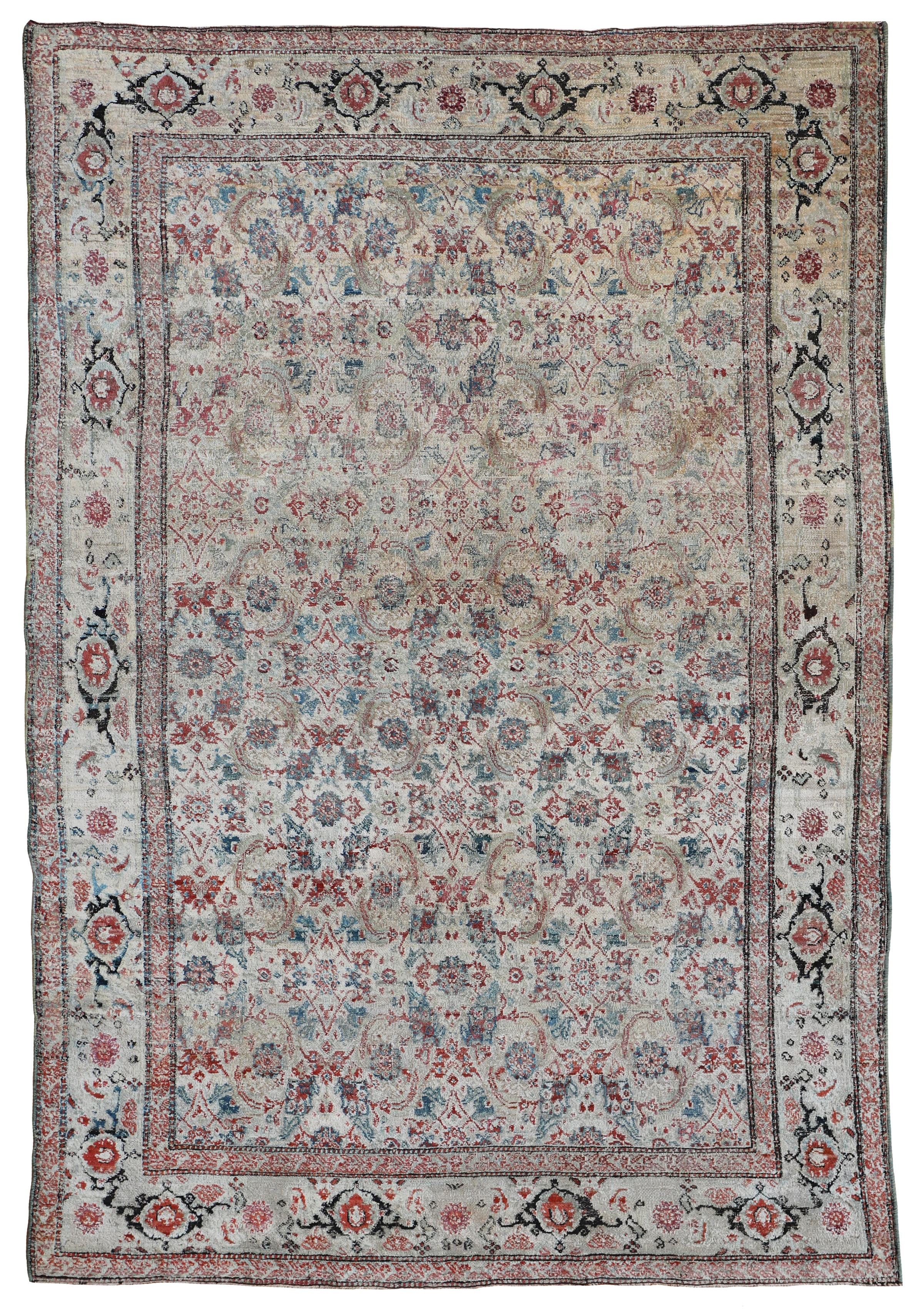 Early Antique Agra rug