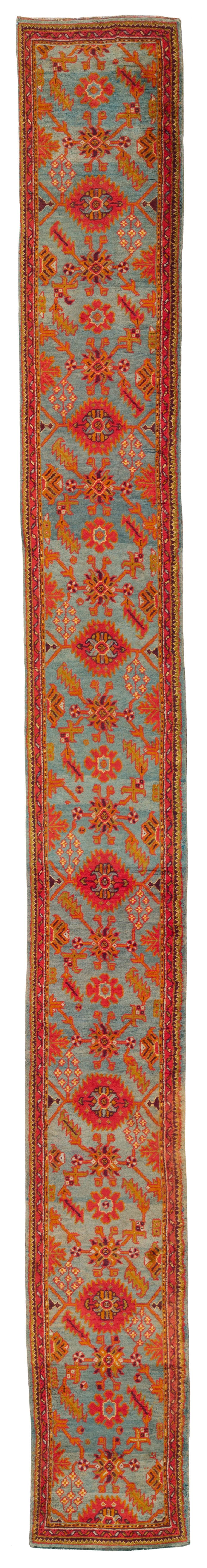 Enormous Antique Ushak runner