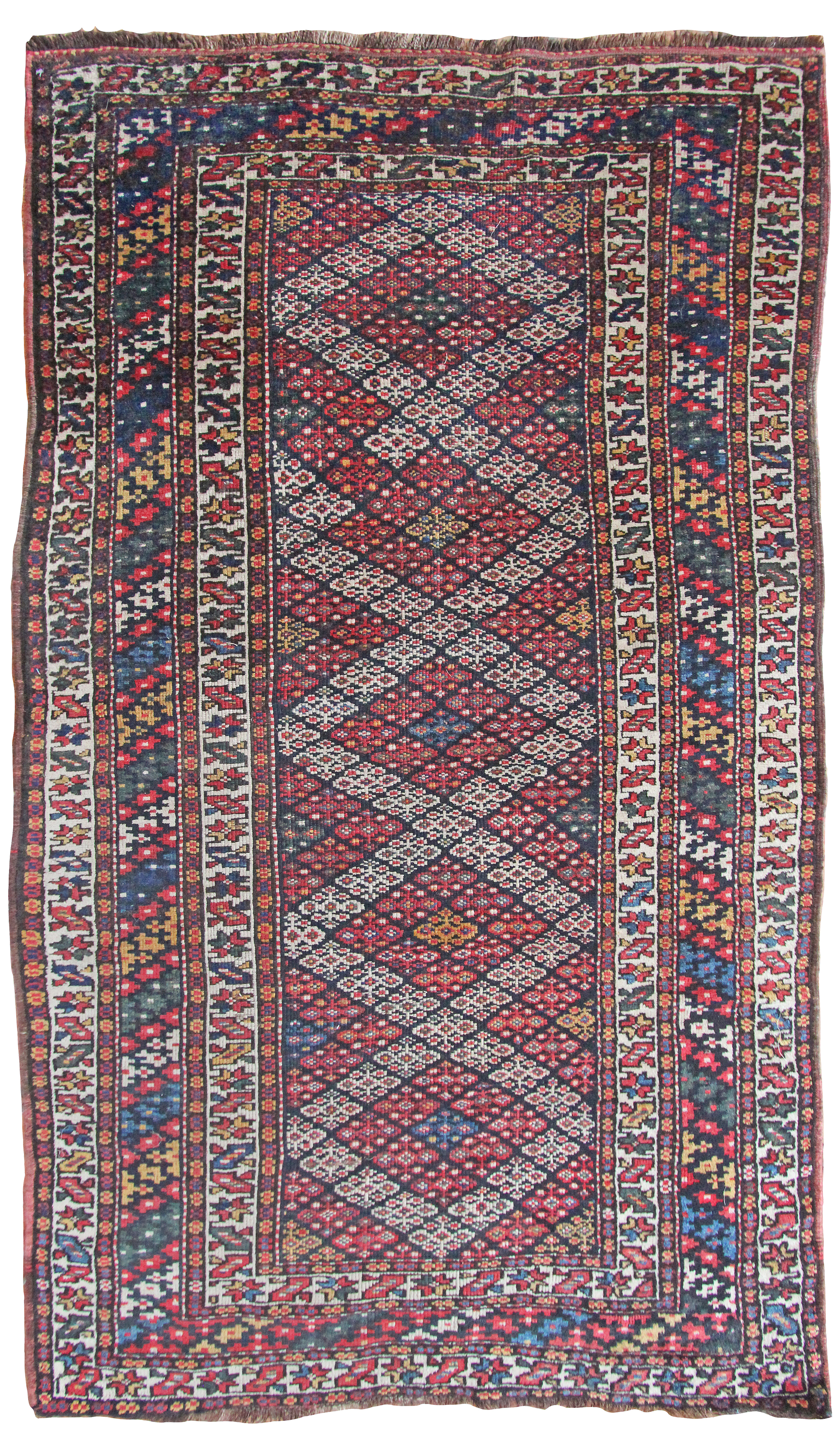 Antique Kurdish Luri rug - Farnham Antique Carpets