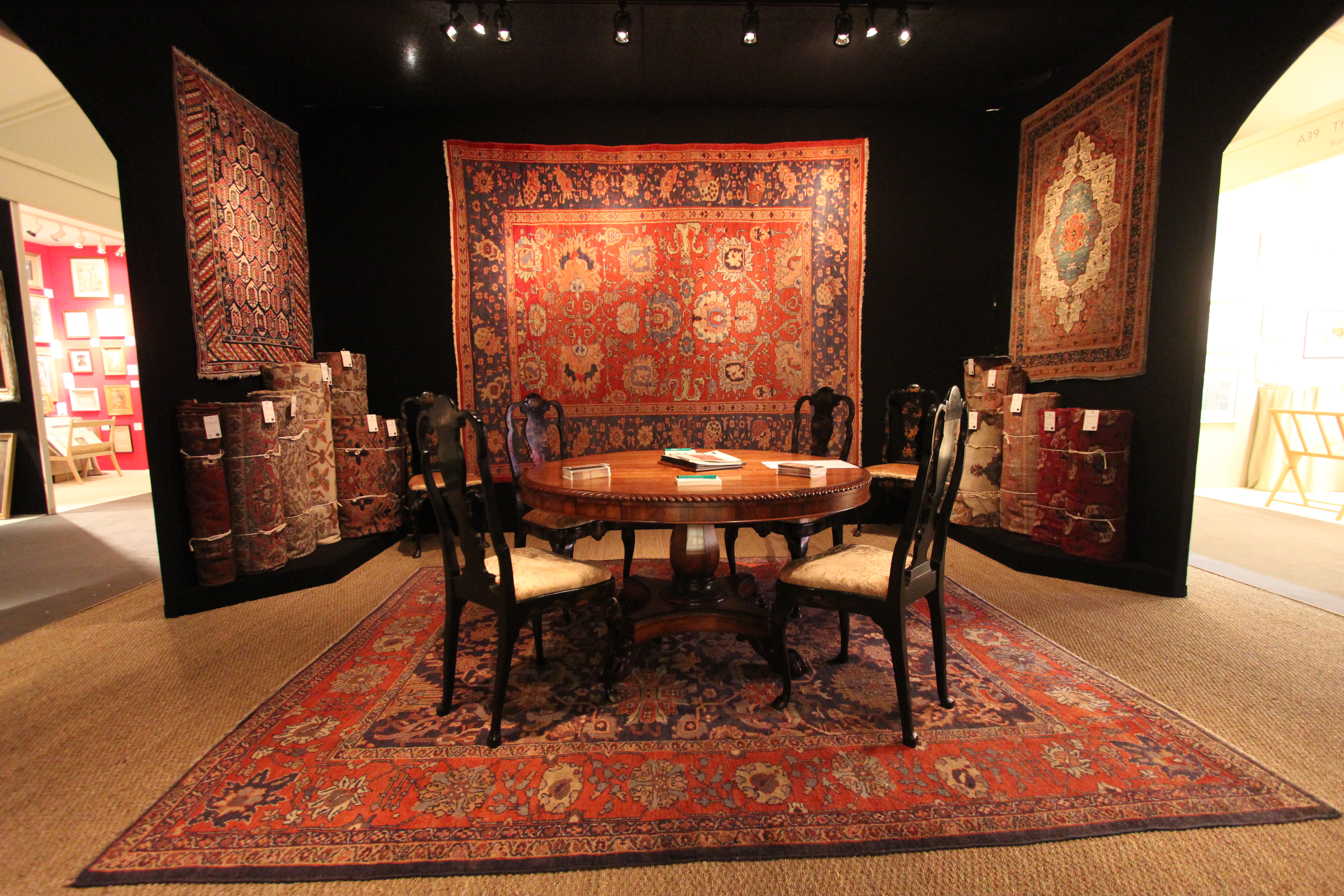 Farnham Antique Carpets Stand E17 - BADA Fair